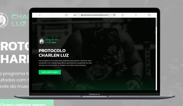 Template Landingpage Personal 100% Editável